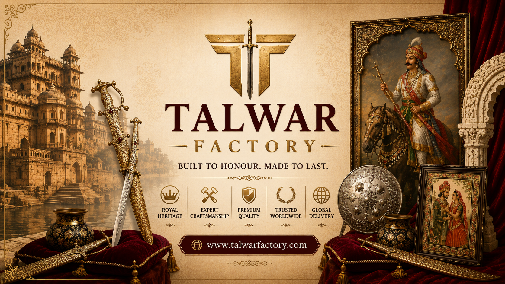 Talwar Factory | Buy Handcrafted Wedding Swords